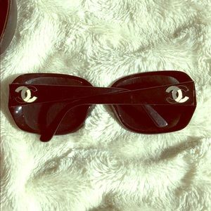 Black Chanel sunglasses